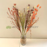 SP0368 Fake Dried-Look Flower - Wild Flower 60cm 4 Colours | ARTISTIC GREENERY Perth WA