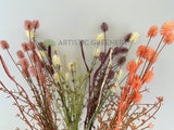 SP0368 Dried-Look Flower - Wild Flower 60cm 4 Colours