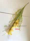 SP0369 Fake Dried-Look Flower - Trumpet Flower 60cm 3 Colours | ARTISTIC GREENERY Perth WA