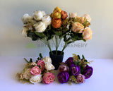 SP0374 Silk Large Rose Bunch 50cm 5 Styles |  ARTISTIC GREENERY MALAGA AUSTRALIA