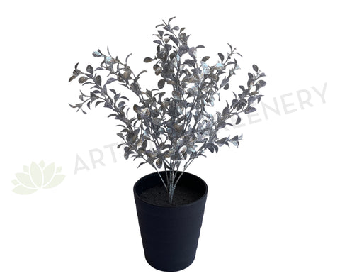 SP0391 Silver Glitter Filler Bunch 40cm | ARTISTIC GREENERY