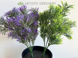 SP0408 Greenery Bunch 32cm Green / Purple