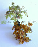 SP0431 Silk Maple Bunch 34cm (Autumn Style) 2 Colours | ARTISTIC GREENERY 