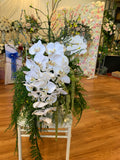 Sandra Levy Valensi - arrangement 3 - Orchid -  45(w) x 80(h) $289 | ARTISTIC GREENERY