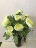 Light Green - SP0128 Ranunculus Bunch 33cm