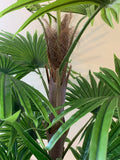 T0107-100 Artificial Ruffled Fan Palm Real Touch 100cm | ARTISTIC GREENERY