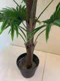 T0107-100 Artificial Ruffled Fan Palm Real Touch 100cm | ARTISTIC GREENERY