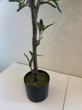 T0156 Artificial Olive Tree with Black Olives 120cm | ARTISTIC GREENERY