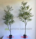 T0159 Artificial Olive Tree with Black Olives 180cm | ARTISTIC GREENERY