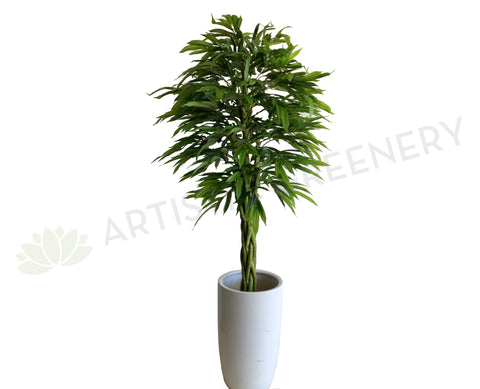 T0168 Artificial Banana-leaf Ficus Twisted Base 180cm | ARTISTIC GREENERY