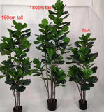 T0169 Fiddle Fig Leaf Tree Available in 3 Sizes 120 / 160 / 180cm | ARTISTIC GREENERY