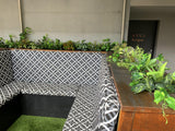 The Court Perth - Greenery Wall (Bulkhead) & Planters Next to Booth Seats