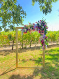 City of Swan - Harvest the Swan Valley 2023 - Flower Arrangement for Frame and Artificial Grapes & Vines | ARTISTIC GREENERY