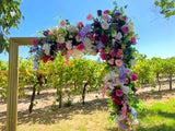 City of Swan - Harvest the Swan Valley 2023 - Flower Arrangement for Frame and Artificial Grapes & Vines | ARTISTIC GREENERY