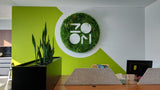 Circular Greenery Feature Wall / Vertical Garden