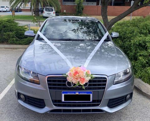 Wedding Car Silk Flower Decorations Perth Malaga - WCD001 | ARTISTIC GREENERY