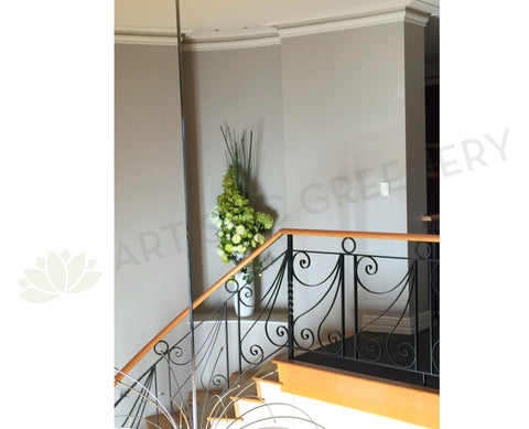 Home Installation (Recess next to Stairway) Floral Arrangement