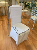 ACC0086 -  Lycra / Spandex White Chair Cover